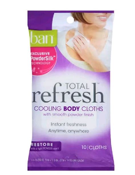 ban total refresh wipes|Introducing Ban Total Refresh Cooling Body Cloths.